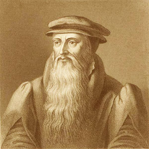 JOHN KNOX , Scottish minister, Reformed theologian, and writer who was a leader of the country's Reformation. He was the founder of the Presbyterian Church of Scotland.