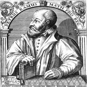PETER RAMUS, French humanist, logician, and educational reformer. A Protestant convert, he was a victim of the St. Bartholomew's Day massacre.