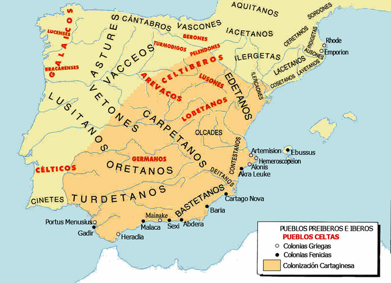 Historia General De Espa a ESPA A PRIMITIVA PRIMEROS POBLADORES 